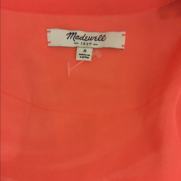 Madewell orange top - Picture 7 of 8